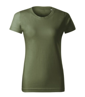 Tričko dámske BASIC FREE - MALFINI - khaki