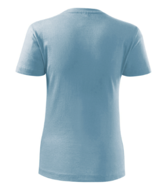 Tričko dámske - MALFINI - CLASSIC NEW - nebeská modrá
