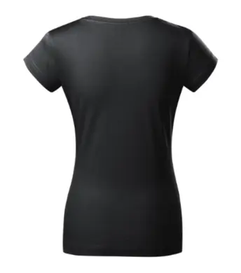 Tričko dámske - MALFINI - FIT V-NECK - ebony gray