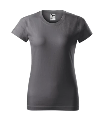 Tričko dámske BASIC - MALFINI - oceľovo sivá