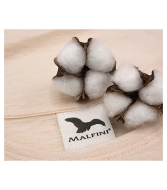 Tričko dámske NATIVE (GOTS) - MALFINI - mandľová