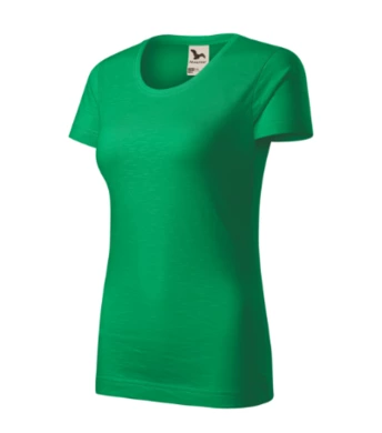 Tričko dámske NATIVE (GOTS) - MALFINI - trávová zelená