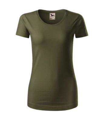 Dámske tričko ORIGIN (MALFINI) - military