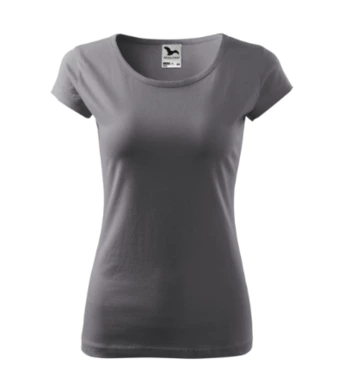 Tričko dámske PURE 122 - MALFINI - oceľovo sivá