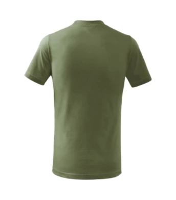 Tričko detské BASIC -  MALFINI - khaki