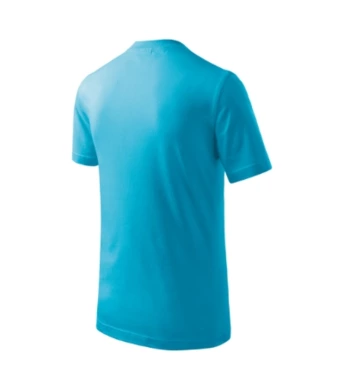 Tričko detské BASIC -  MALFINI - tyrkysová