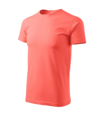 Pánske tričko BASIC - MALFINI - veľkosť 4XL (korálová)