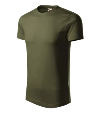 Tričko pánske ORIGIN - MALFINI - veľkosť 3XL (military)