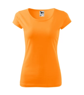 Tričko dámske PURE 122 - MALFINI - mandarínková oranžová