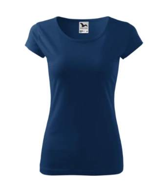 Tričko dámske PURE 122 - MALFINI - polnočná modrá