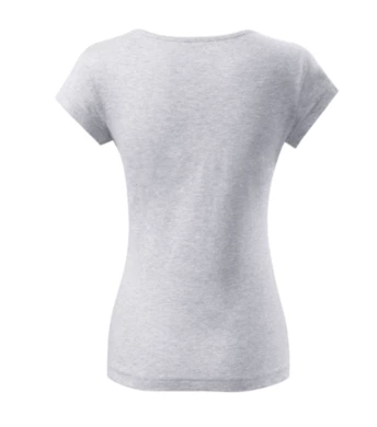 Tričko dámske PURE 122 - MALFINI - svetlosivý melír