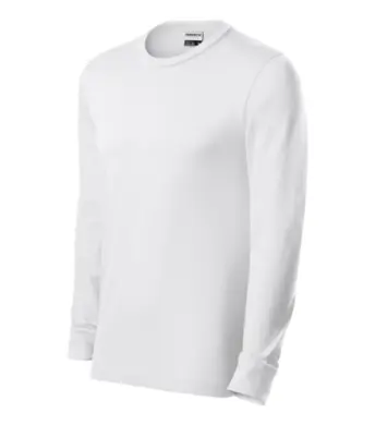 Tričko unisex - MALFINI - RESIST LS - biele