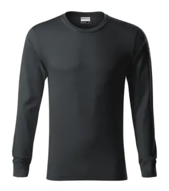 Tričko unisex - MALFINI - RESIST LS - ebony gray