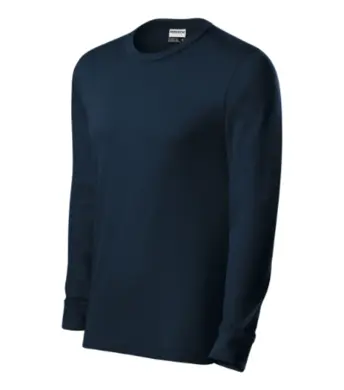 Tričko unisex - MALFINI - RESIST LS - tmavomodré