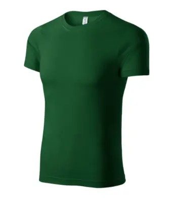 Tričko unisex - MALFINI - PEAK - fľaškovo zelená