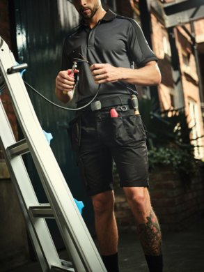 Pracovné kraťasy TACTICAL INCURSION - farba: čierna