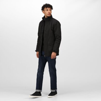 Zateplená bunda DARBY III - pánska - farba - black