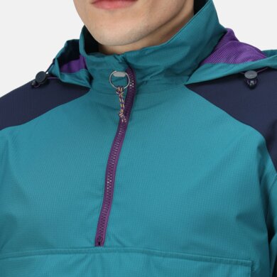 Pánska bunda VINTAGE OVERHEAD ANORAK - navy/spruce