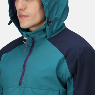 Pánska bunda VINTAGE OVERHEAD ANORAK - navy/spruce