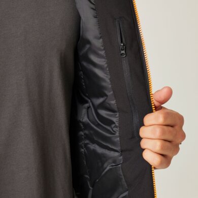 Bunda NAVIGATE - vodeodolná bunda - pánska -  black/orange pop