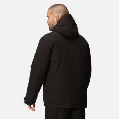 Bunda NAVIGATE - vodeodolná bunda - pánska -  black/seal grey