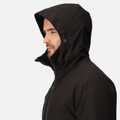 Bunda NAVIGATE - vodeodolná bunda - pánska -  black/seal grey