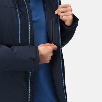 Bunda NAVIGATE - vodeodolná bunda - pánska - navy/francúzka modrá