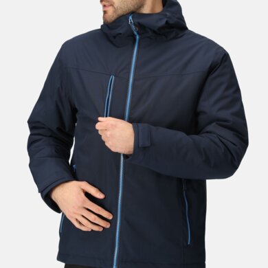 Bunda NAVIGATE - vodeodolná bunda - pánska - navy/francúzka modrá