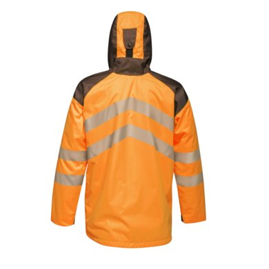 Reflexná bunda TACTICAL HI-VIS JACKET - farba: orange/grey