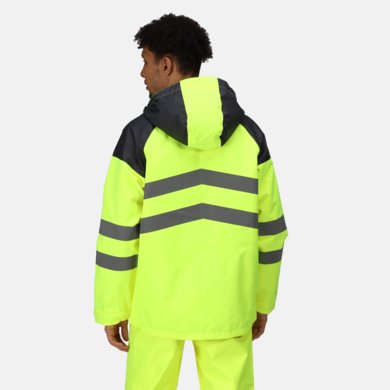 Reflexná bunda TACTICAL HI-VIS JACKET - farba: yellow/grey