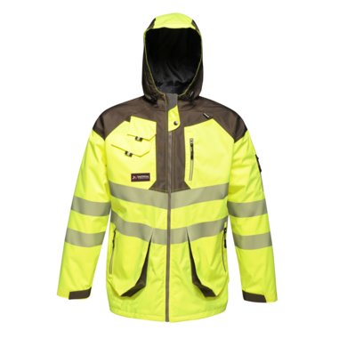 Reflexná bunda TACTICAL HI-VIS JACKET - farba: yellow/grey