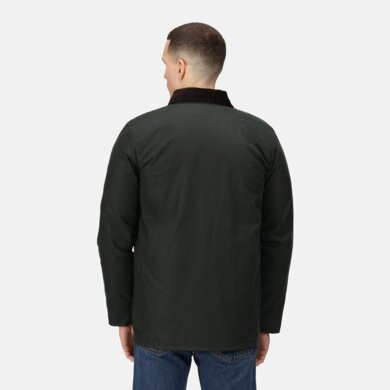 Pánska bunda BANBURY WAX JACKET - dark khaki