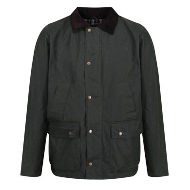 Pánska bunda BANBURY WAX JACKET - dark khaki