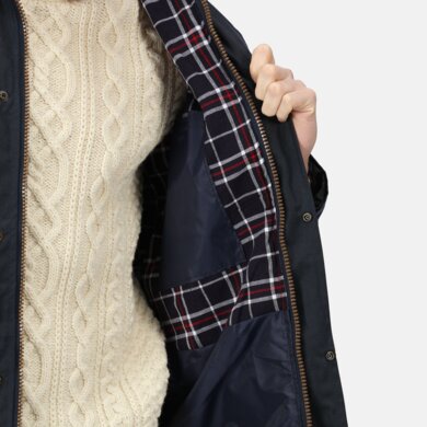 Pánska bunda BANBURY WAX JACKET - navy