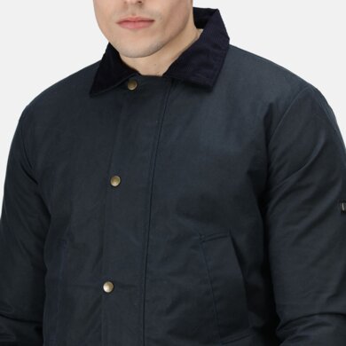 Pánska bunda BANBURY WAX JACKET - navy