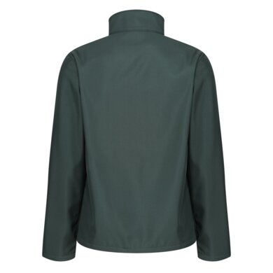 Pánska softshellová bunda ABLAZE - tmavozelená+čierna