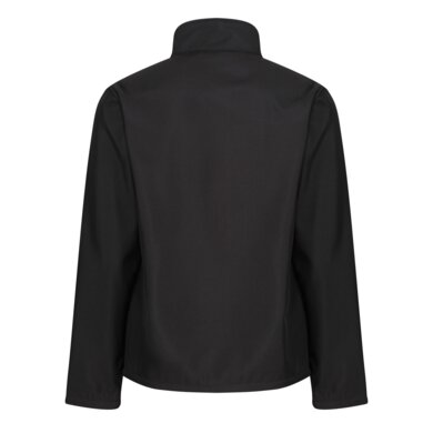 Pánska softshellová bunda ABLAZE - čierna+červená