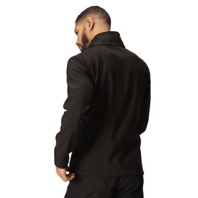 Pánska softshellová bunda ABLAZE - čierna+čierna