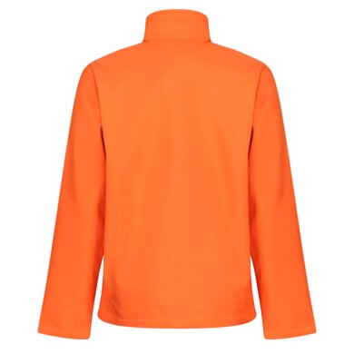 Pánska softshellová bunda ABLAZE - oranžová+čierna