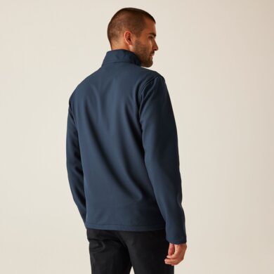 Pánska softshellová bunda ABLAZE - navy+francúzska modrá