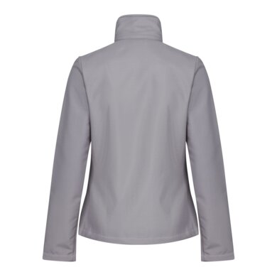 Dámska softshellová bunda ABLAZE -  sv.sivá+čierna