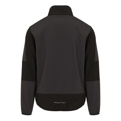 E-VOLVE 2-vrstvová softshellová bunda - tm.sivá+čierna