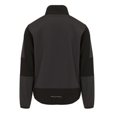 E-VOLVE 2-vrstvová softshellová bunda - tm.sivá+čierna