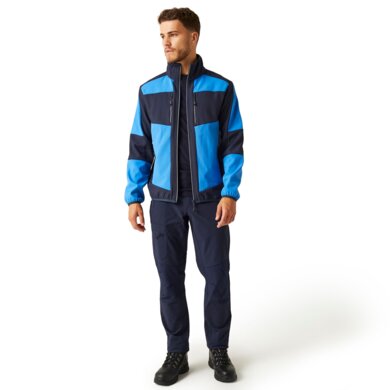 E-VOLVE 2-vrstvová softshellová bunda - modrá+navy