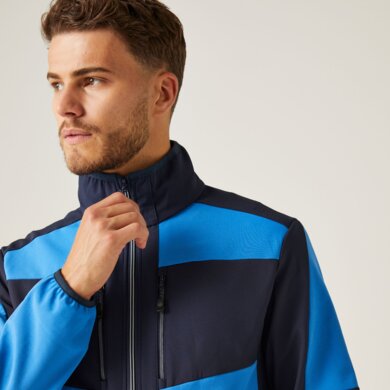 E-VOLVE 2-vrstvová softshellová bunda - modrá+navy