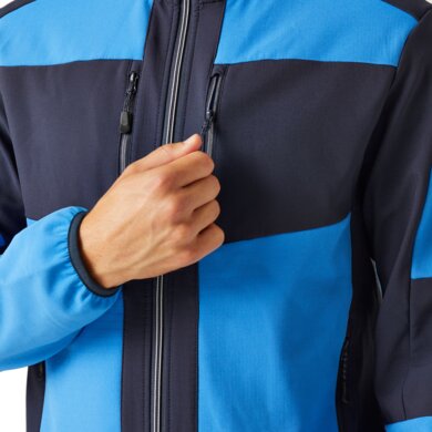 E-VOLVE 2-vrstvová softshellová bunda - modrá+navy