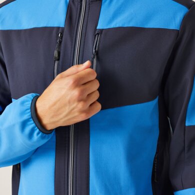 E-VOLVE 2-vrstvová softshellová bunda - modrá+navy