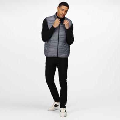 Pánska vesta FIREDOWN DOWN-TOUCH - marl grey print