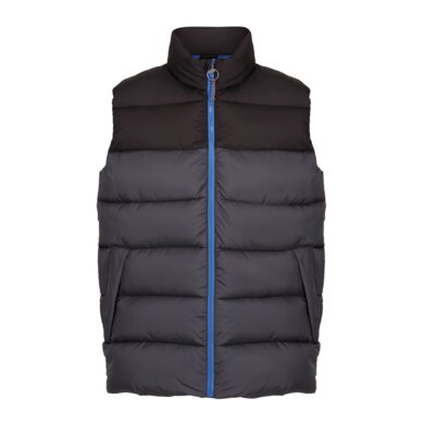 Pánska vesta VINTAGE PUFFER - seal grey/black