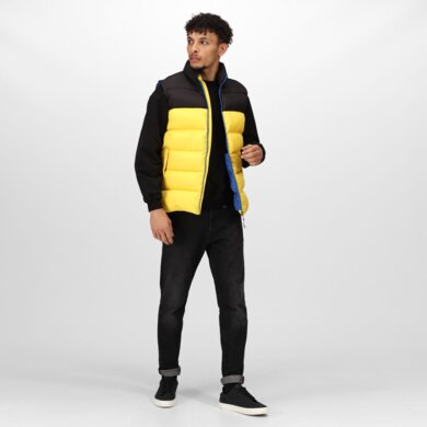 Pánska vesta VINTAGE PUFFER -  solar/black